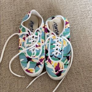 Floral summer sneakers